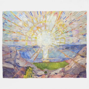 Edvard Munch - Sol 1911 Fleecefilt