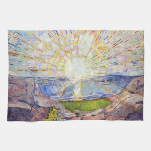 Edvard Munch - Sol 1911 Kökshandduk