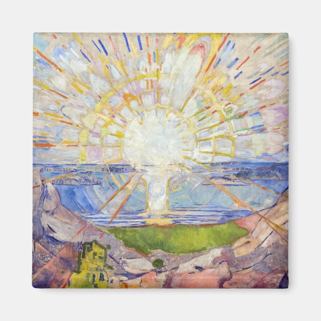 Edvard Munch - Sol 1911 Magnet (Framsidan)