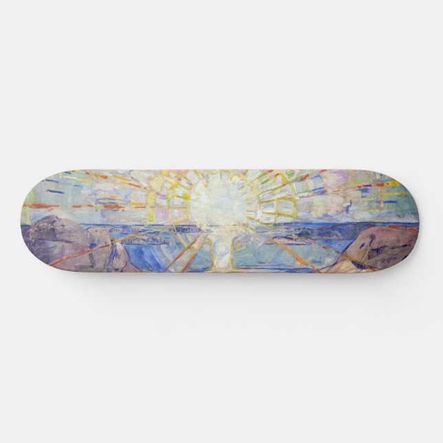Edvard Munch - Sol 1911 Mini Skateboard Bräda 18,5 Cm (Horz)