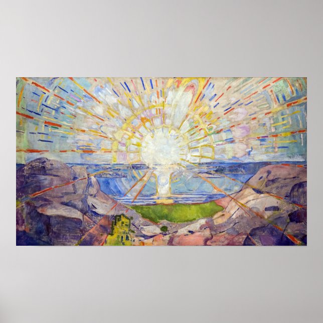 Edvard Munch - Sol 1911 Poster (Framsidan)