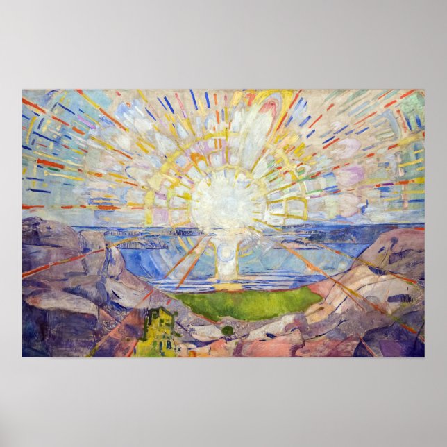 Edvard Munch - Sol 1911 Poster (Framsidan)