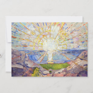 Edvard Munch - Sol 1911 Tack Kort