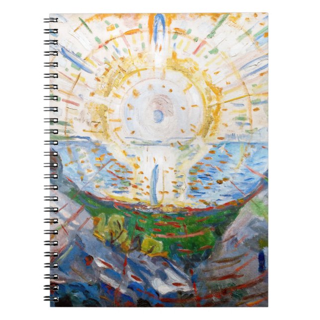 Edvard Munch - Sol 1912 Anteckningsbok (Framsidan)