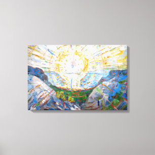 Edvard Munch - Sol 1912 Canvastryck