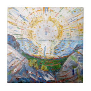 Edvard Munch - Sol 1912 Kakelplatta