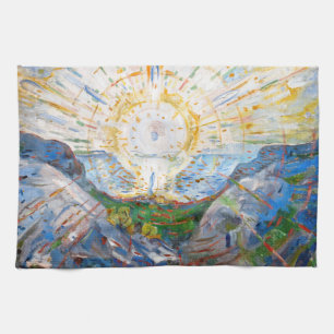 Edvard Munch - Sol 1912 Kökshandduk