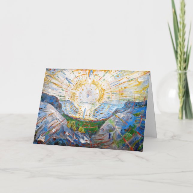 Edvard Munch - Sol 1912 Kort (Framsida)