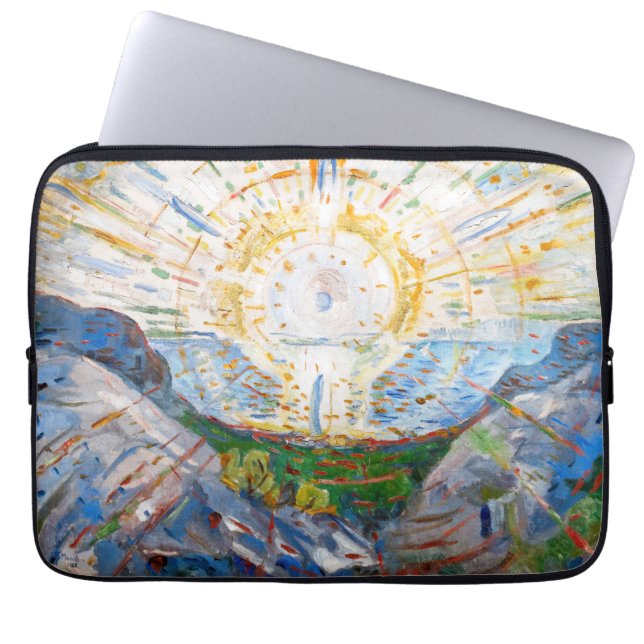 Edvard Munch - Sol 1912 Laptop Fodral (Framsidan)