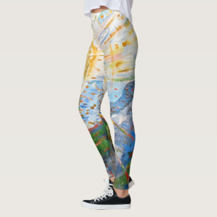 Edvard Munch - Sol 1912 Leggings