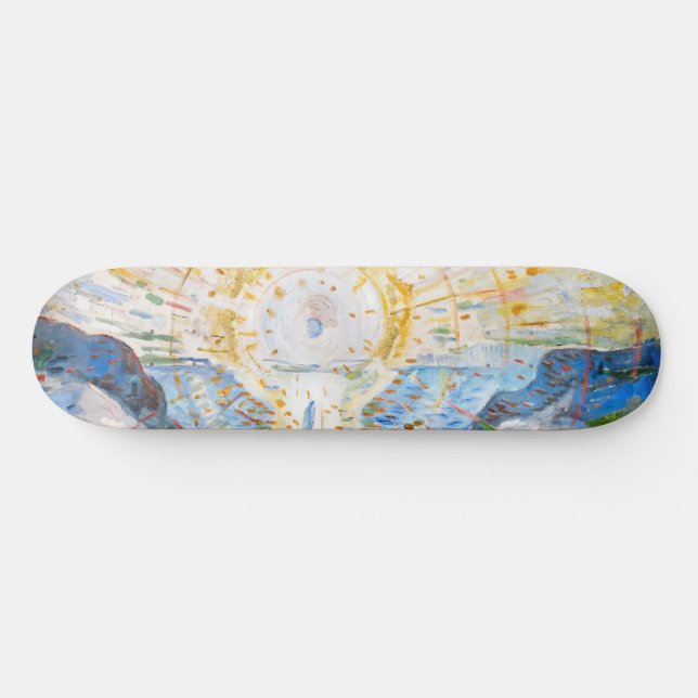 Edvard Munch - Sol 1912 Mini Skateboard Bräda 18,5 Cm (Horz)