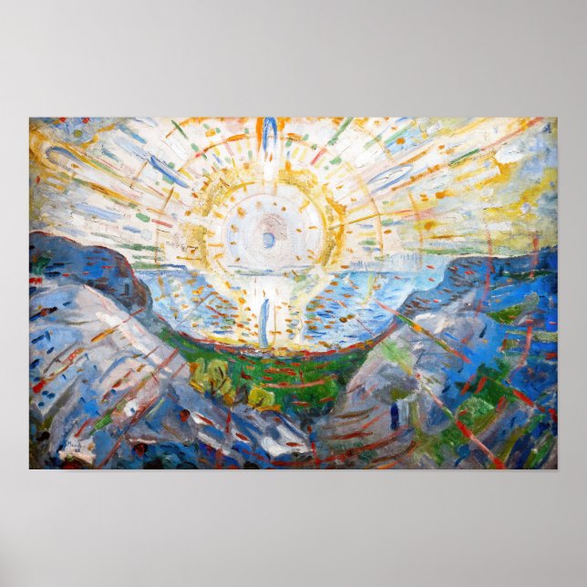 Edvard Munch - Sol 1912 Poster (Framsidan)