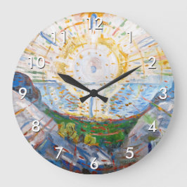 Edvard Munch - Sol 1912 Stor Klocka