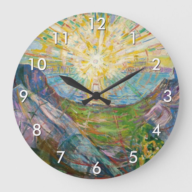 Edvard Munch - Sol 1916 Stor Klocka (Framsida)