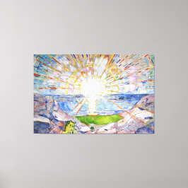 Edvard Munch - Sol Canvastryck