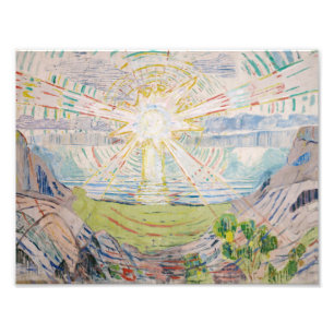 Edvard Munch - Sol Fototryck