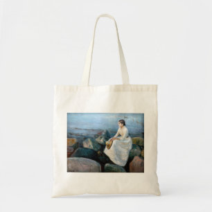 Edvard Munch - Sommarnatt, Inger på stranden Tygkasse