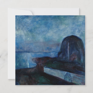 Edvard Munch - Starry Natt 1893 Inbjudningar