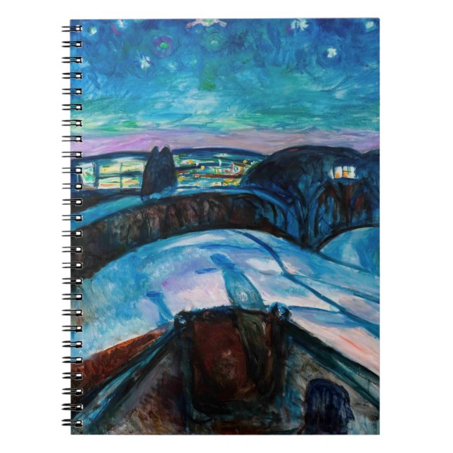 Edvard Munch - Starry Natt 1922 Anteckningsbok (Framsidan)