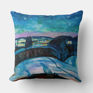 Edvard Munch - Starry Natt 1922 Kudde