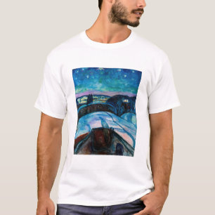 Edvard Munch - Starry Natt 1922 T Shirt