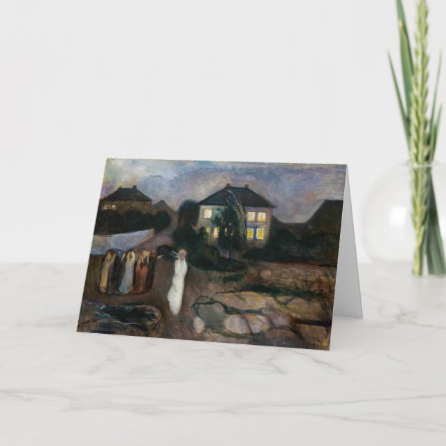 Edvard Munch - Stormen Kort (Framsida)