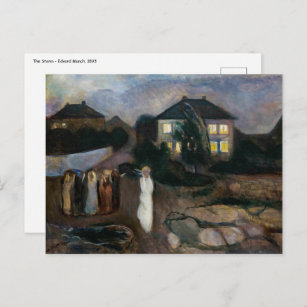 Edvard Munch - Stormen Vykort