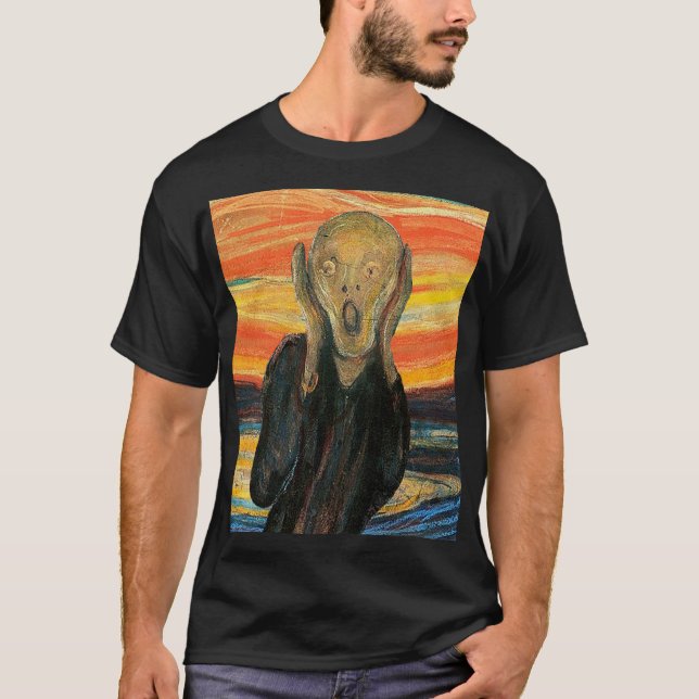 Edvard Munch, "The Scream" T Shirt (Framsida)