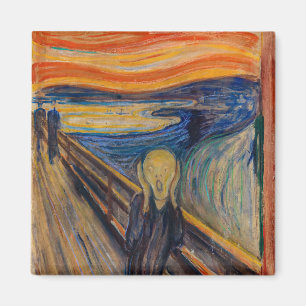 Edvard Munch - The Skräm 1893 Magnet