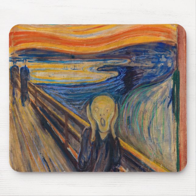 Edvard Munch - The Skräm 1893 Musmatta (Framsidan)