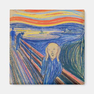Edvard Munch - The Skräm 1895 Magnet