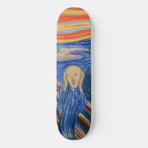Edvard Munch - The Skräm 1895 Mini Skateboard Bräda 18,5 Cm