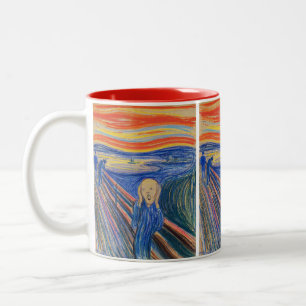 Edvard Munch - The Skräm 1895 Två-Tonad Mugg
