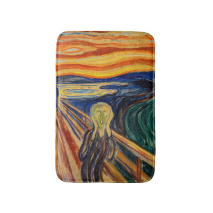 Edvard Munch - The Skräm 1910 Badrumsmatta