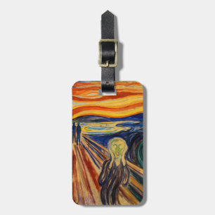 Edvard Munch - The Skräm 1910 Bagagebricka