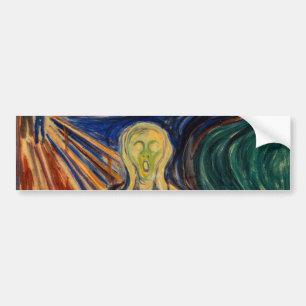 Edvard Munch - The Skräm 1910 Bildekal