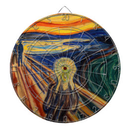 Edvard Munch - The Skräm 1910 Darttavla