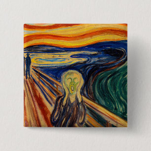 Edvard Munch - The Skräm 1910 Knapp