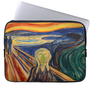 Edvard Munch - The Skräm 1910 Laptop Fodral