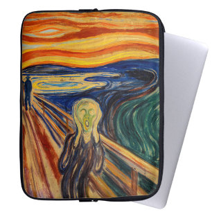 Edvard Munch - The Skräm 1910 Laptop Fodral