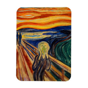 Edvard Munch - The Skräm 1910 Magnet