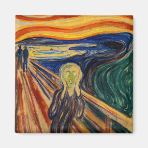 Edvard Munch - The Skräm 1910 Magnet