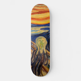 Edvard Munch - The Skräm 1910 Mini Skateboard Bräda 18,5 Cm