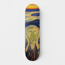 Edvard Munch - The Skräm 1910 Mini Skateboard Bräda 18,5 Cm