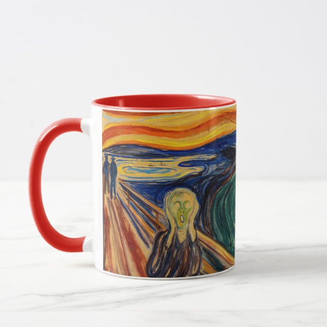 Edvard Munch - The Skräm 1910 Mugg (Vänster)