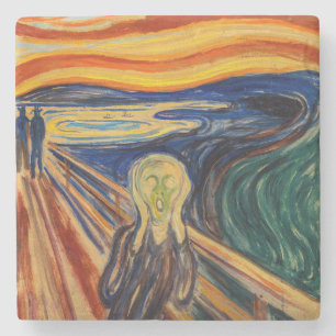 Edvard Munch - The Skräm 1910 Stenunderlägg