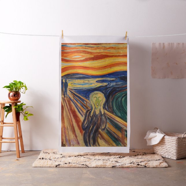Edvard Munch - The Skräm 1910 Tyg (In Situ)