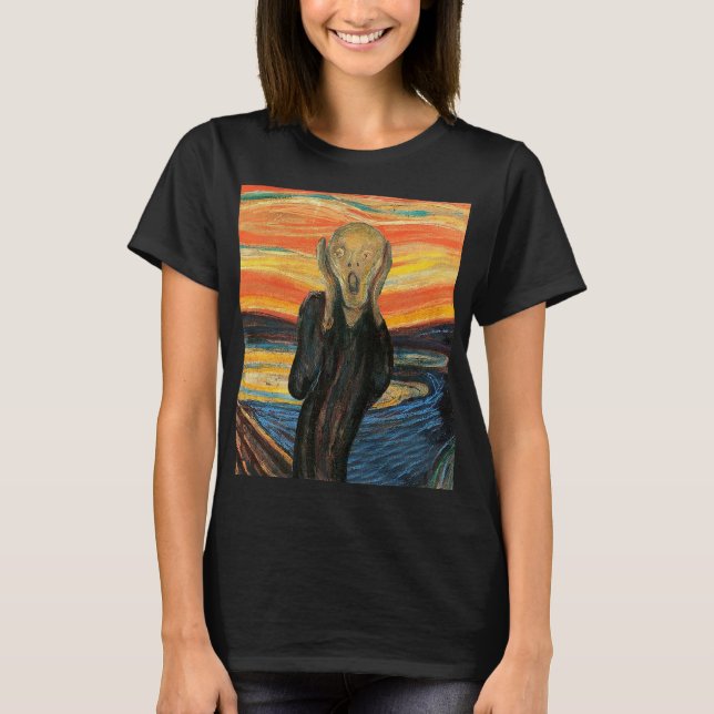 Edvard Munch, "The Skräm" T Shirt (Framsida)