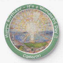 Edvard Munch the Sol (Solen) - Poster för soluppgå