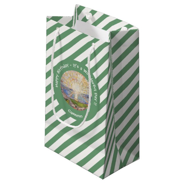 Edvard Munch the Sol (Solen) - Poster för soluppgå (Framsidan Vinklad)